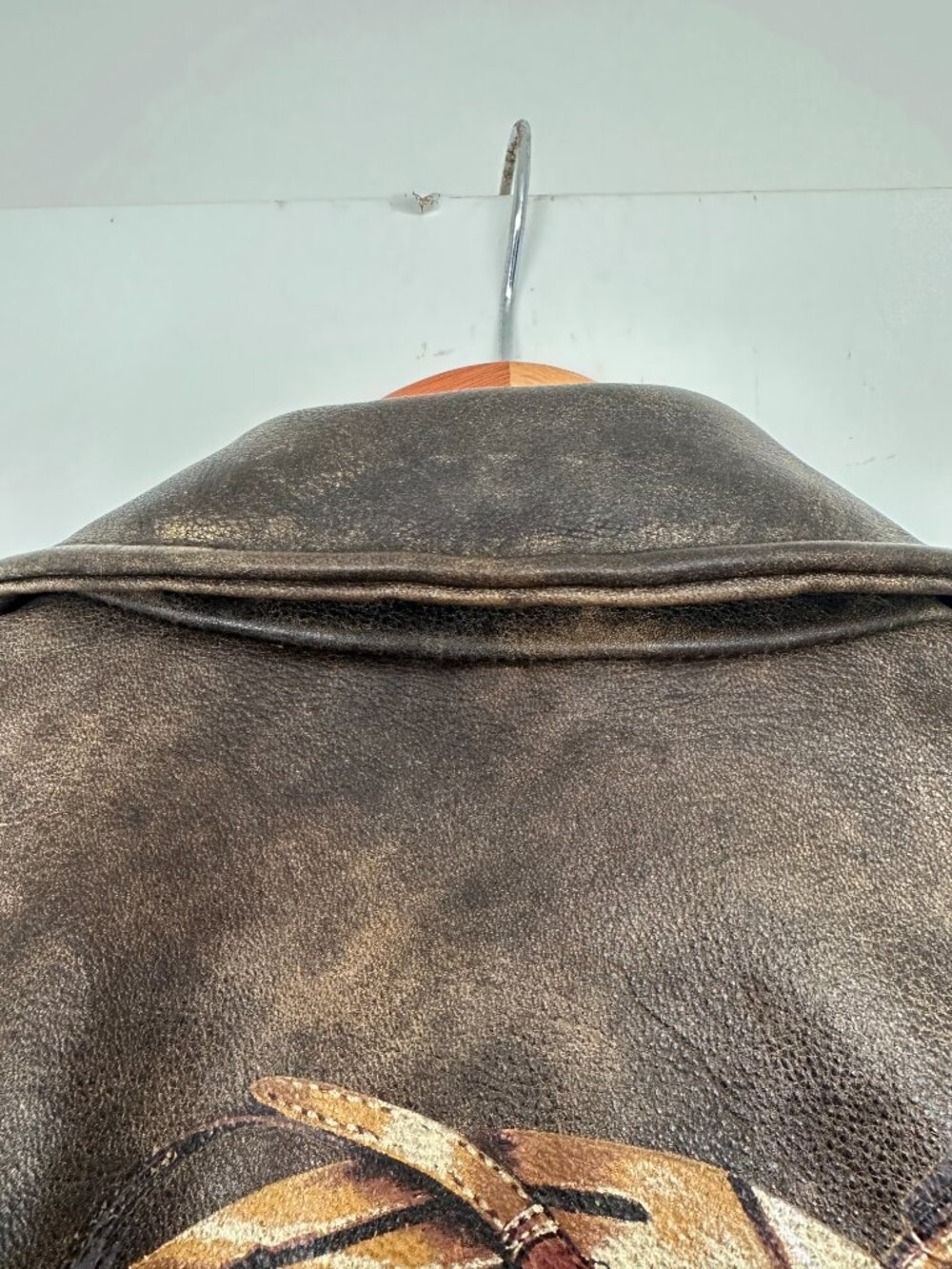 COLLECTOR'S ITEM. Ralph Lauren Vintage Leather Jacket, Small. - Picture 5 of 8